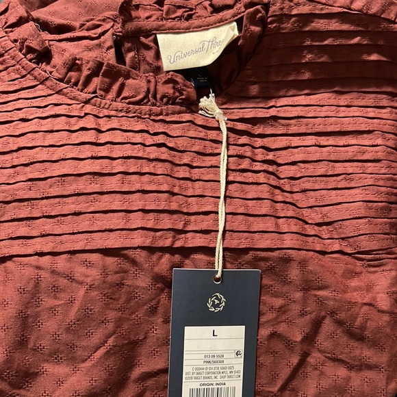 New universal thread Prairie vintage cotton Women size large dress With … - Picture 3 of 4